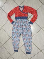Schlafanzug Onesie Jumpsuit "maritim" handmade DIY Gr. 140 146 Nordrhein-Westfalen - Wegberg Vorschau