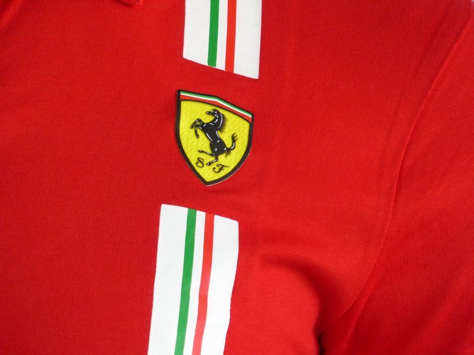 Scuderia Ferrari Herren FW Italian Flag Polo Gr. S M L XL in Wetzlar