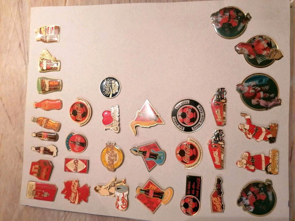 Coca-Cola Pins in Backnang