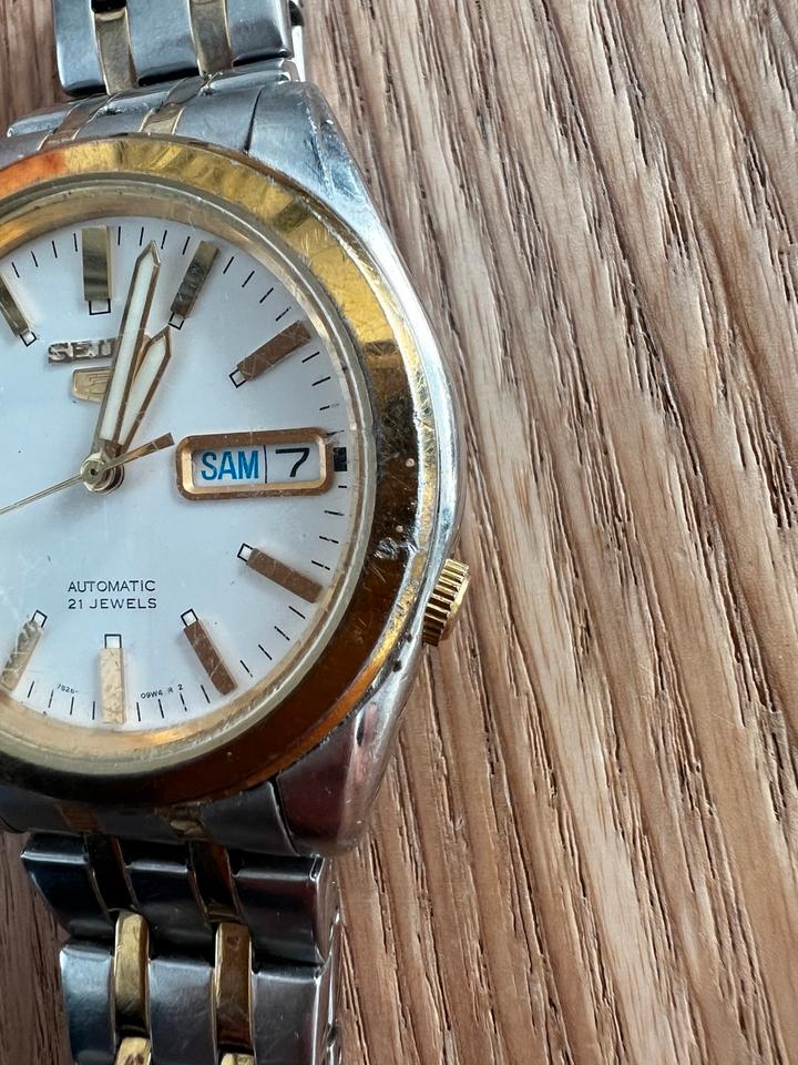 Seiko Herrenuhr, Automatik, 7S26-03H0, Edelstahl, vergoldet, Uhr in Ingolstadt