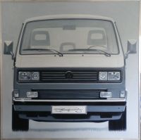 VW Bus T3 Öl Gemälde Niedersachsen - Bovenden Vorschau