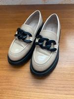 Loafer beige schwarz Thüringen - Geisa Vorschau