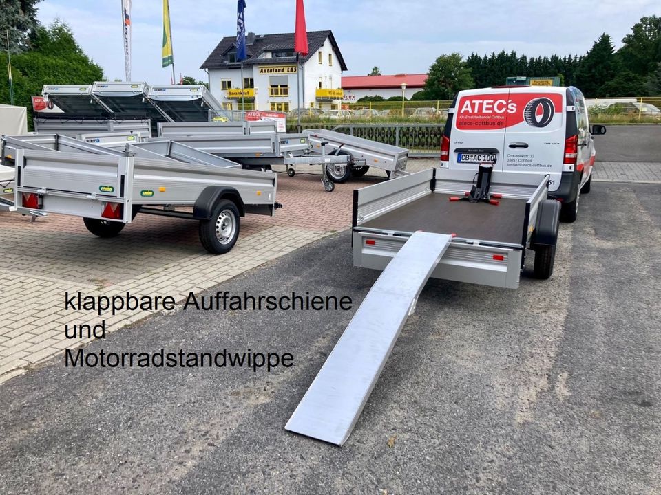 Pkw Anhänger UNSINN U14 | 2,50x1,26m | 1300kg | ALU-Bordwände in Cottbus