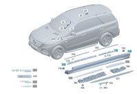 AMG Seiten Schweller Verkleidung Leiste Mercedes GLE links 859 * Thüringen - Gera Vorschau