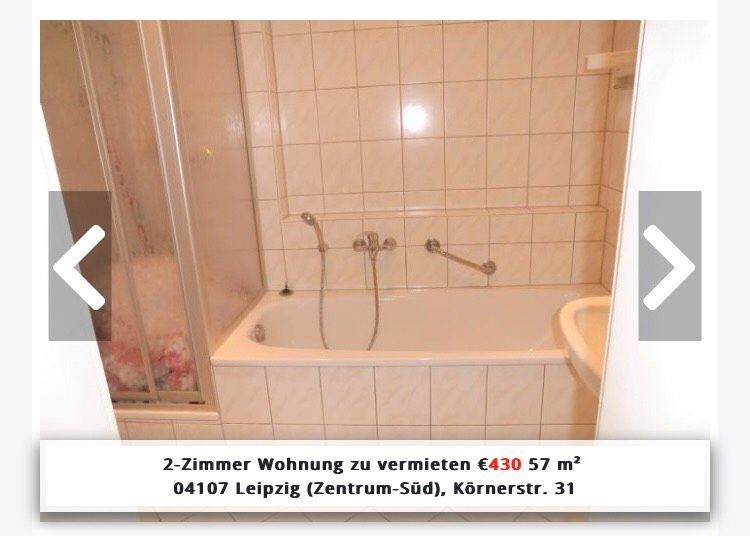 TAUSCHWOHNUNG: helle 2ZKB+WC mit Blick ins Grüne sehr hohe Decken in Leipzig