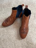 Braune Leder Chelsea Boots Östliche Vorstadt - Steintor  Vorschau