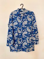 Marc O'Polo Bluse blau weiß Paisley Größe 38/M handbemalt Hessen - Wiesbaden Vorschau