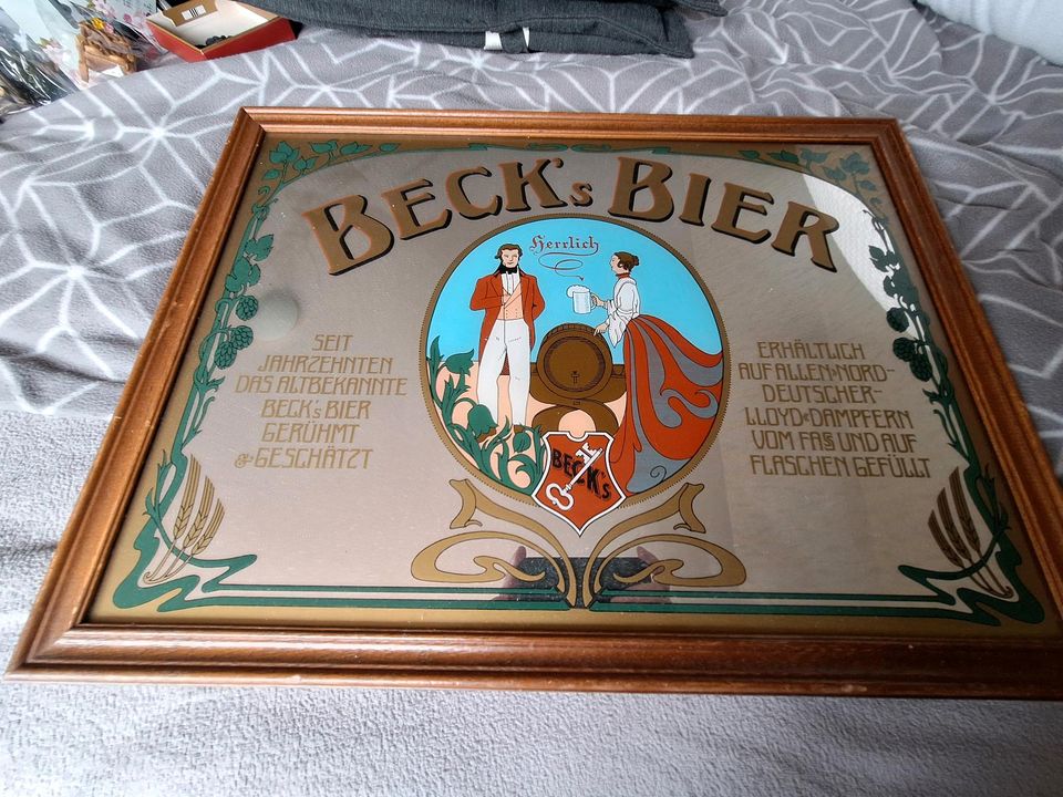 Barspiegel Becks Bier in Bredstedt