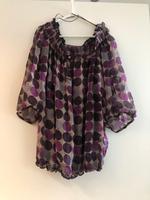 Zara 100% Seide Bluse lila Hannover - Mitte Vorschau