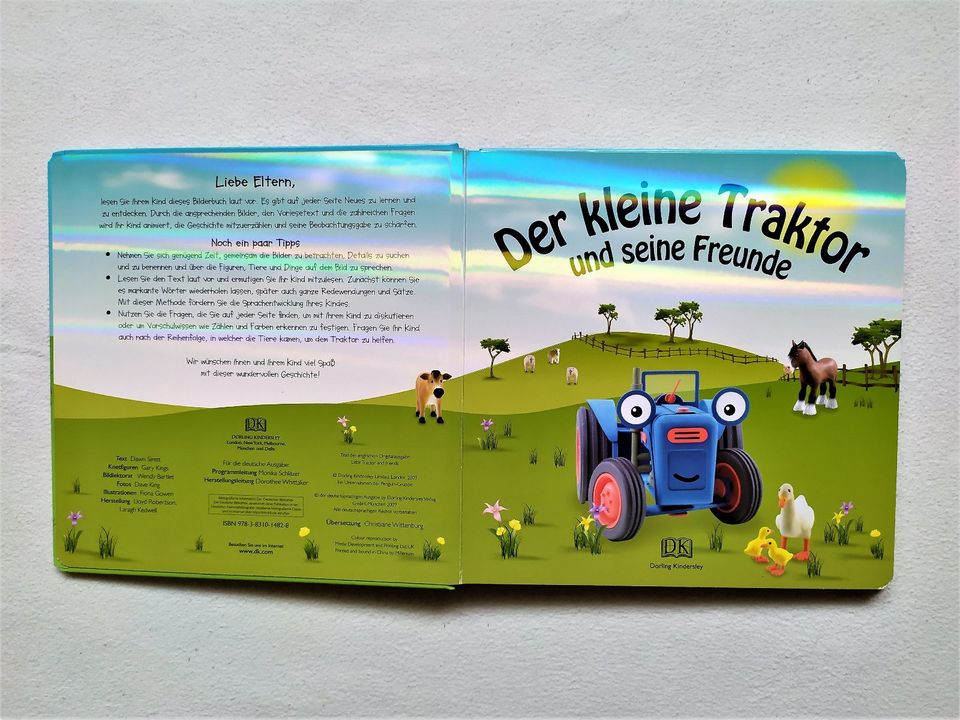 neuw.farbig Baby Buch,Kinderbuch,Bilderbuch"Der kleine Traktor un in Dresden