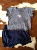 Schiesser Set T-Shirt + kurze Hose Shorts Schlafi? blau 62/68 Niedersachsen - Stuhr Vorschau