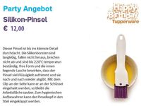 Tupperware Silikon Pinsel - Aktion Bayern - Höchstädt a.d. Donau Vorschau
