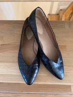 Schwarze flache spitz Ballerina Bayern - Poing Vorschau