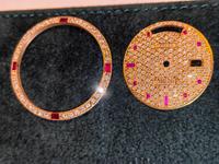Diamant Rubin Zifferblatt + Lünette für Rolex DayDate 18038 18238 Saarland - Homburg Vorschau