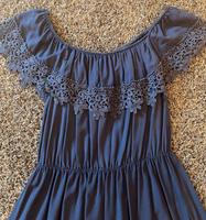 Modisches, schulterfreies Kleid Sommerkleid dunkelblau Bayern - Nandlstadt Vorschau