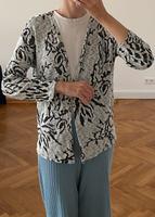 Pieces Cardigan Strickjacke Baumwolle ohne Knöpfe schwarz weiß Berlin - Friedenau Vorschau