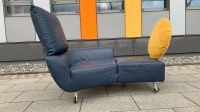 CASSINA Design Sofa/Sitzmöbel Topkapi Leder blau/grau - gelb Dortmund - Wellinghofen Vorschau