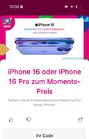 iPhone 16 256 GB mit Code für 819 Euro Nordrhein-Westfalen - Bad Oeynhausen Vorschau