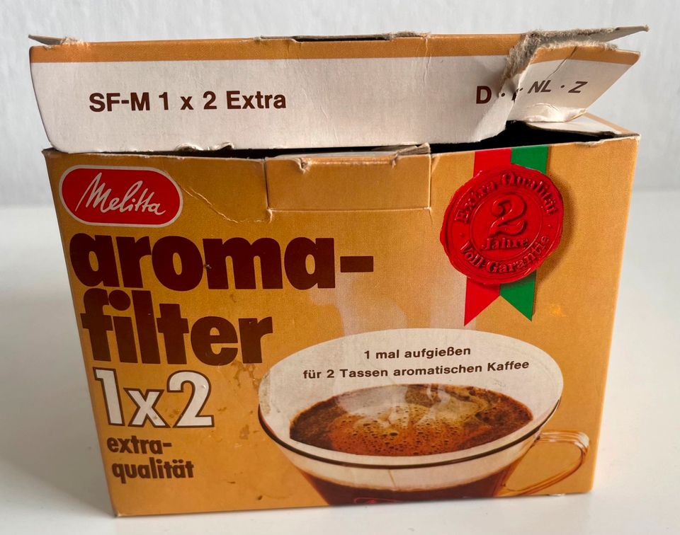 Melitta Aroma Filter 1x2 extra Qualität in OVP in Altdorf