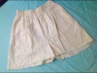 Vintage Leinen Shorts Hosenrock high waist beige Natur XS Leipzig - Knautkleeberg-Knauthain Vorschau