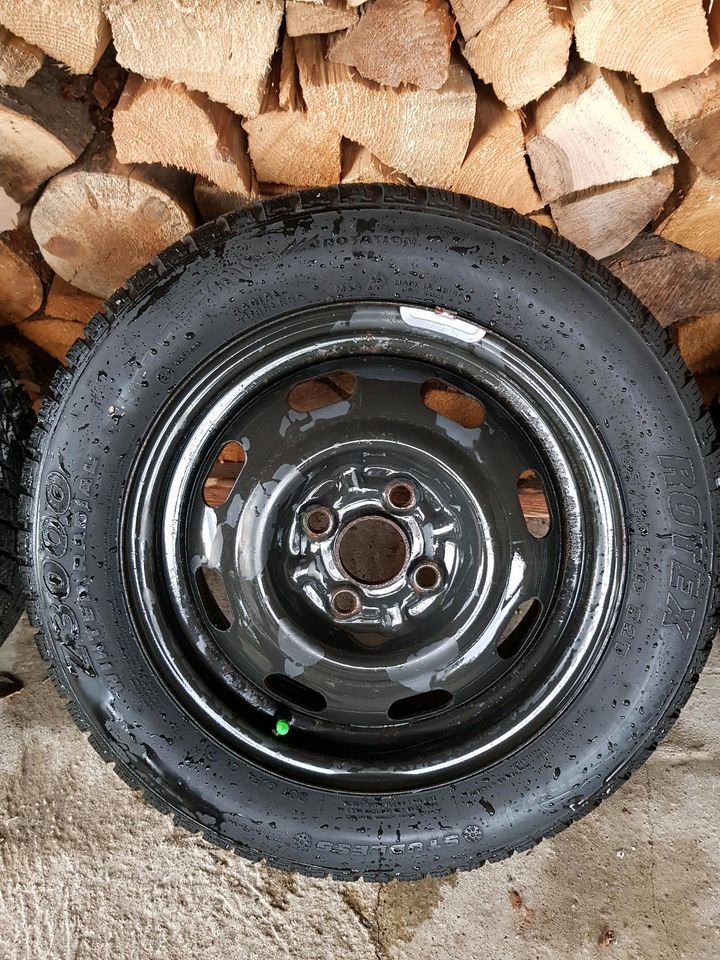 Stahlfelgen 5 ½ JJ x 14 ET 43 für MX5 NA/Miata 1991 +WR 185/60R14 in Igensdorf