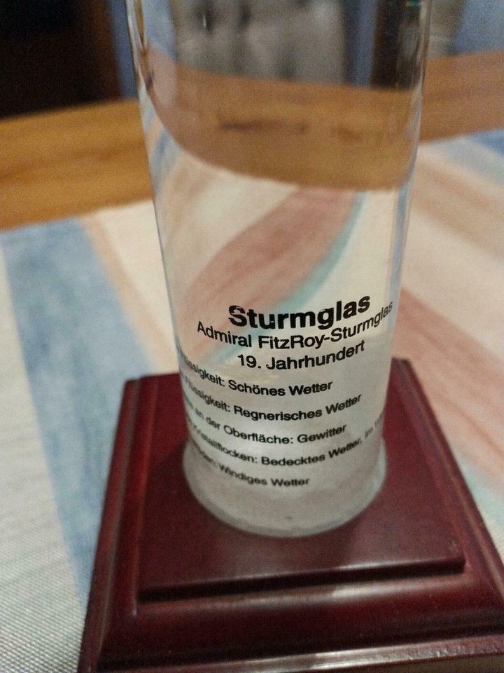 Wetterstation Sturmglas Glas in Schiphorst