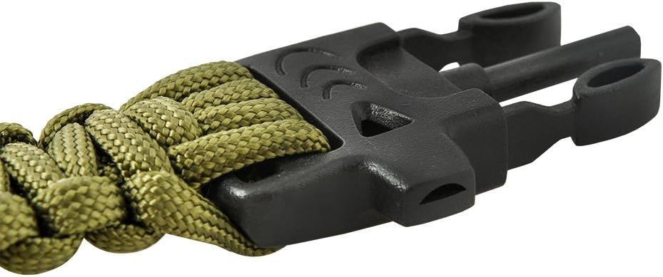 Survival Armband 3m Kompass Feuerstein Signal-Pfeife Paracord in Berlin