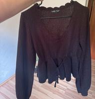 Schwarzer Strick Pullover in Größe M Hessen - Fuldatal Vorschau