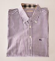 Burberry Hemd Kurzarm L/ XL lila Karo Hessen - Taunusstein Vorschau