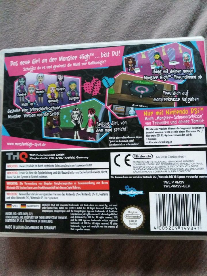 Monster High DS Spiele in Floh-Seligenthal-Seligenthal