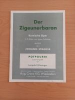 Klavier Noten Der Zigeunerbaron Johann Strauss Potpourri Baden-Württemberg - Heidelberg Vorschau