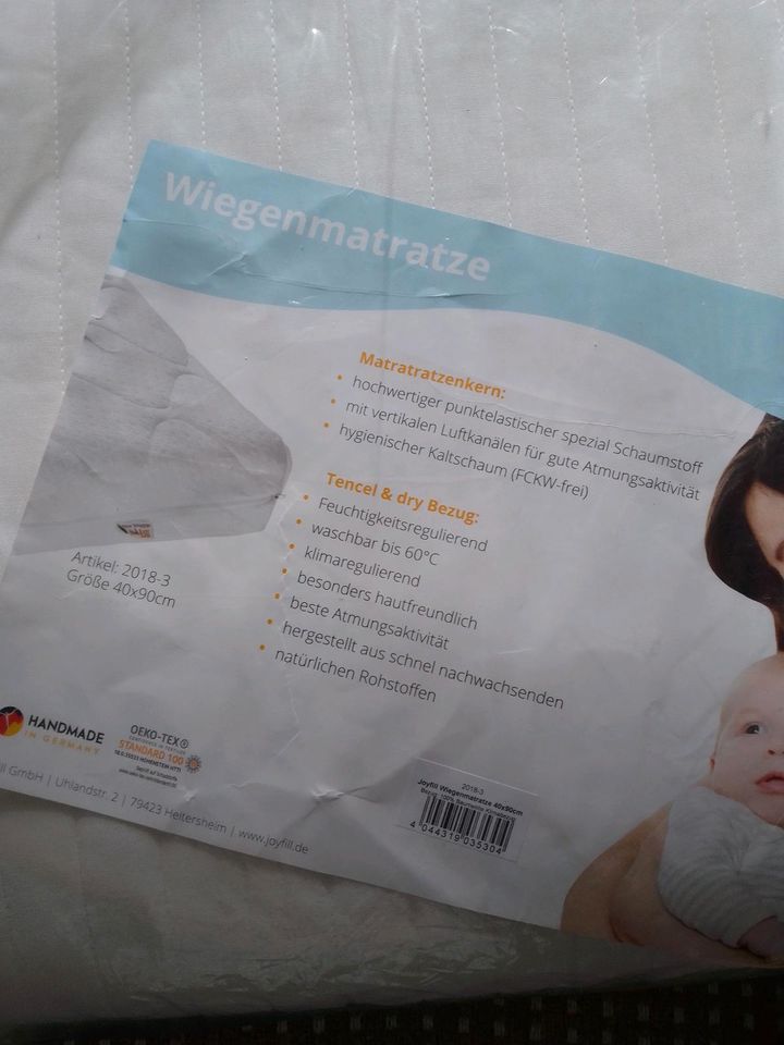 Baby hygienischer kaltschaum Matratze für wiege 90x40 joyfill in Marburg