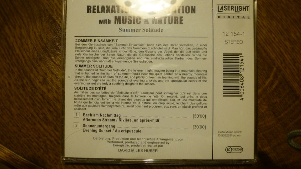 7 Relax und Meditations CD in Gifhorn