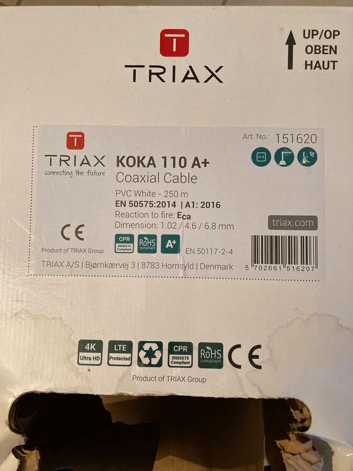 Triax Koka 110 a+ Koaxialkabel in Melle