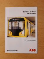 Prospekt ABB Berlin BVG U-Bahn der Zukunft Serie Typ Baureihe H Berlin - Charlottenburg Vorschau