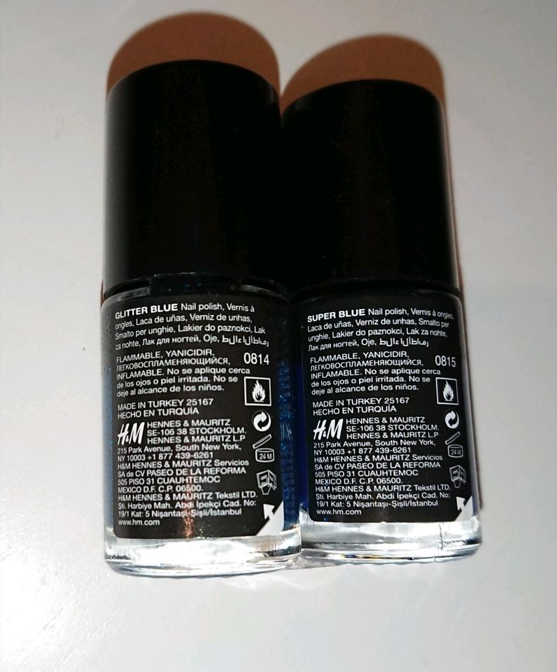 H&M Nagellack 2er Pack royalblau Schimmer Glitzer NEU in Lingen (Ems)