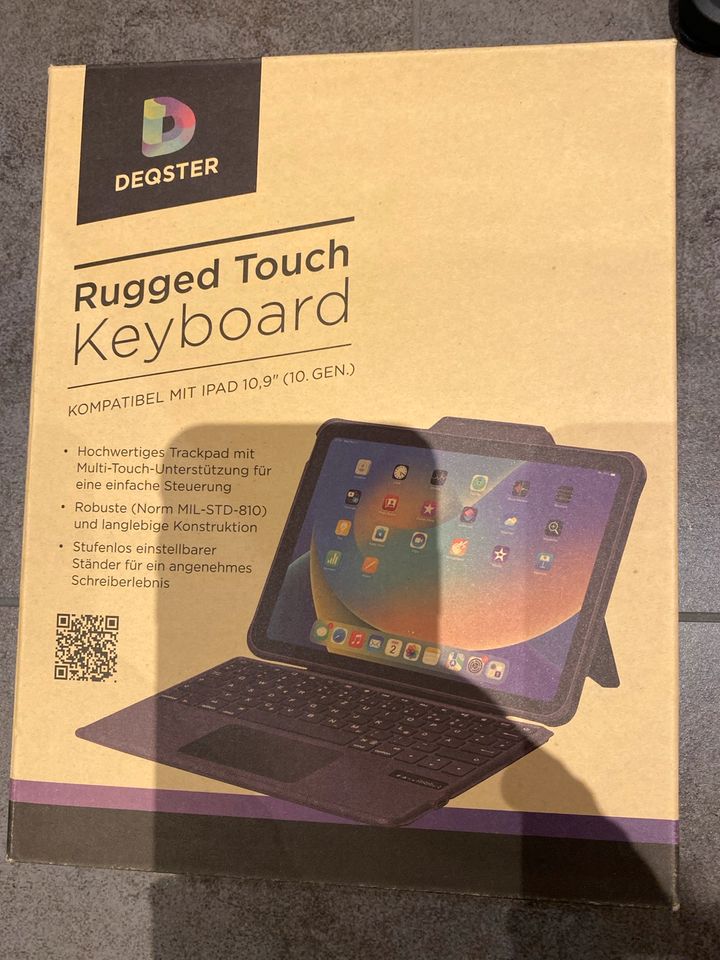 Deqster Rugged Touch Keyboard für IPad 10,9“ (10 Gen.) IPad Hülle in Uelzen