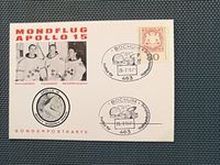 Sonderpostkarte  APOLLO  11  Mondflug mit Sonderstempel und Marke Bayern - Marklkofen Vorschau