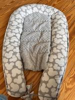 Baby Nestchen Babynest grau mit Punkten - weich und bequem - Schleswig-Holstein - Jersbek Vorschau
