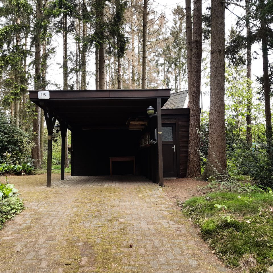 Ferienhaus / Wochenendhaus Blockbohlenhaus im Waldgebiet in Bremervörde