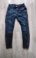 Tredy Jeans used Look Glitzer Gr 42 blau schwarz Nordrhein-Westfalen - Herten Vorschau