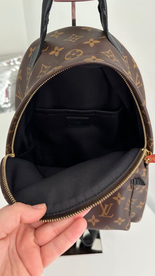 Louis Vuitton Palm Springs PM Rucksack Black in Krefeld