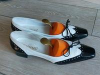 Damenschuhe Raphael  schwarzweiß Gr 40 Nordrhein-Westfalen - Pulheim Vorschau