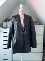 Zara Leder (Imitat) Blazer Größe XL braun Nordrhein-Westfalen - Altena Vorschau