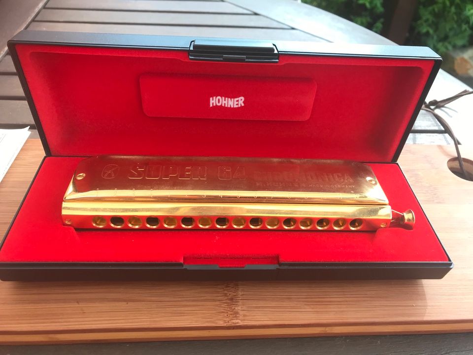 Hohner Mundharmonika Super 64 Chromonica in Delbrück