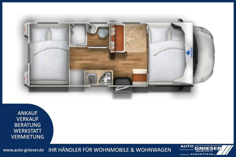 Wohnmobilvermietung / Weinsberg / Ahorn / Wohnmobil Vermietung in Apen