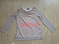 Gina Benotti langarmshirt Shirt Größe 40 beige hell braun Nordrhein-Westfalen - Nottuln Vorschau
