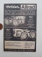Holder Allradschlepper Motorhacken Reklame von 1963-1973 Baden-Württemberg - Leonberg Vorschau
