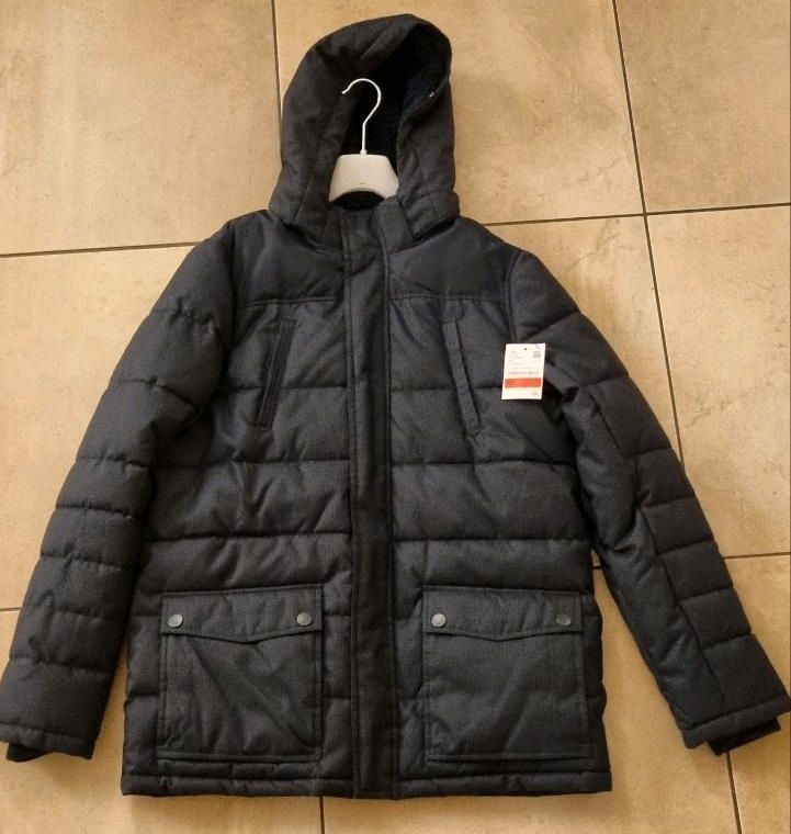 neue Jacke Winter-Parka für Jungen Größe 182 dakrblue meliert in Leipzig