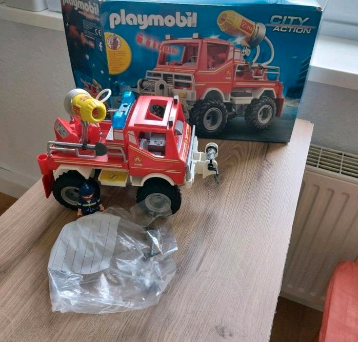 Biete Playmobil City Action Feuerwehr 9466 in Bad Sobernheim